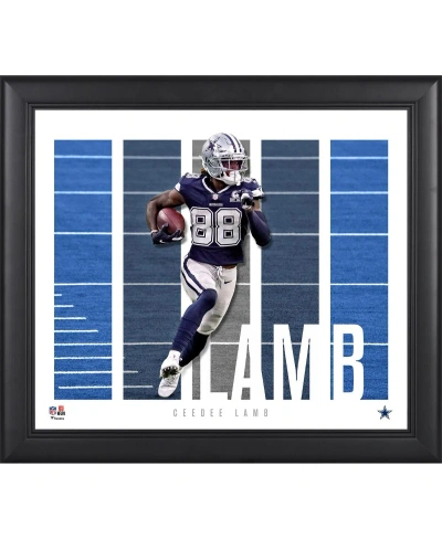 Fanatics Authentic Ceedee Lamb Dallas Cowboys Framed 15" X 17" Player Panel Collage In Multi
