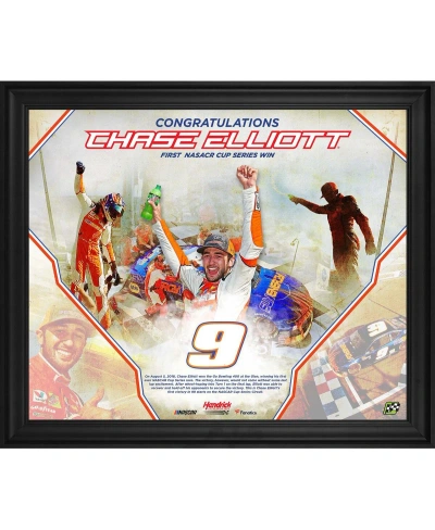 Fanatics Authentic Chase Elliott Framed 20" X 24" First Monster Cup Victory Collage In Multi
