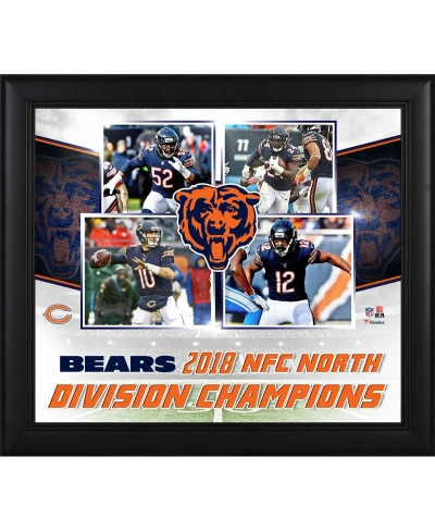 Fanatics Authentic Chicago Bears Framed 15" X 17" 2018 Nfc North Division Champions Collage In Multi