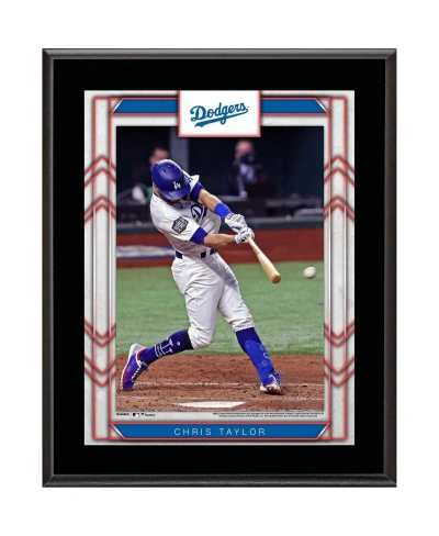 Fanatics Authentic Chris Taylor Los Angeles Dodgers 10.5'' X 13'' Sublimated Player Name Plaque In Multi