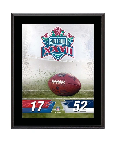 Fanatics Authentic Dallas Cowboys Vs. Buffalo Bills Super Bowl Xxvii 10.5" X 13" Sublimated Plaque In Multi
