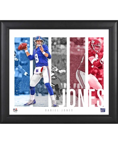 Fanatics Authentic Daniel Jones New York Giants Framed 15" X 17" Player Panel Collage In Multi