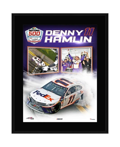 Fanatics Authentic Denny Hamlin 10.5" X 13" 2019 Daytona 500 Champion Sublimated Plaque In Multi