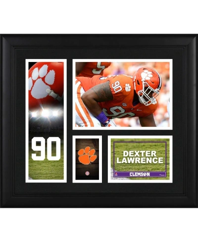 Fanatics Authentic Dexter Lawrence Clemson Tigers Framed 15" X 17" Player Collage In Multi
