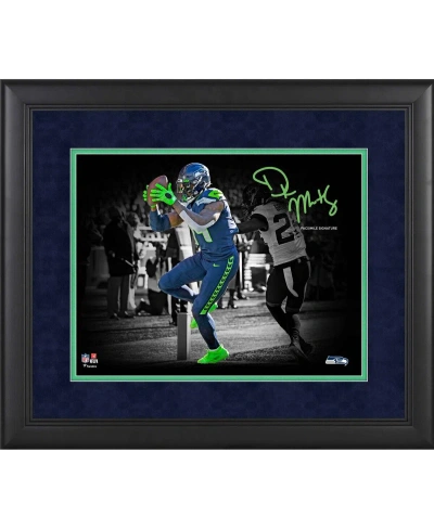Fanatics Authentic Dk Metcalf Seattle Seahawks Facsimile Signature Framed 11" X 14" Spotlight Photograph In Multi
