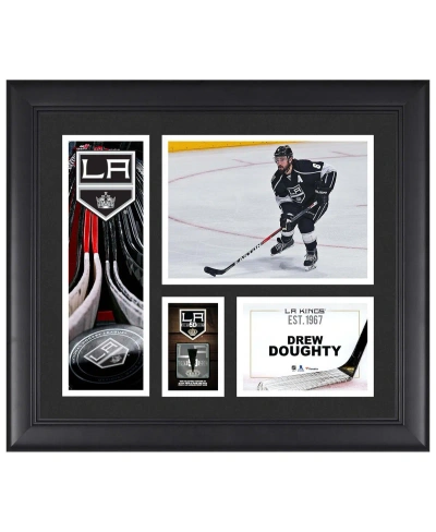 Fanatics Authentic Drew Doughty Los Angeles Kings Framed 15" X 17" Player Collage With A Piece Of Game-used Puck In Multi