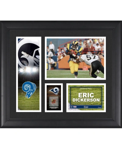 Fanatics Authentic Eric Dickerson Los Angeles Rams Framed 15'' X 17'' Player Collage With A Piece Of Game-used Football In Multi