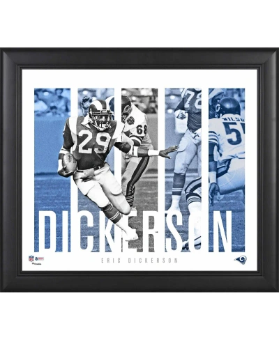 Fanatics Authentic Eric Dickerson Los Angeles Rams Framed 15" X 17" Player Panel Collage In Multi