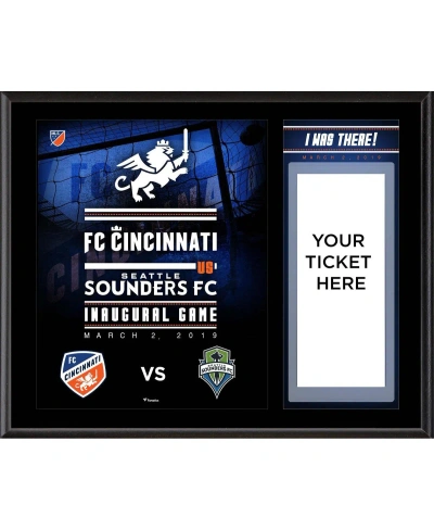 Fanatics Authentic Fc Cincinnati 12" X 15 Inaugural Game "i Was There" Sublimated Ticket Plaque In Multi