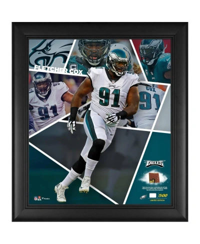 Fanatics Authentic Fletcher Cox Philadelphia Eagles Framed 15" X 17" Impact Player Collage With A Piece Of Game-used Fo In Multi