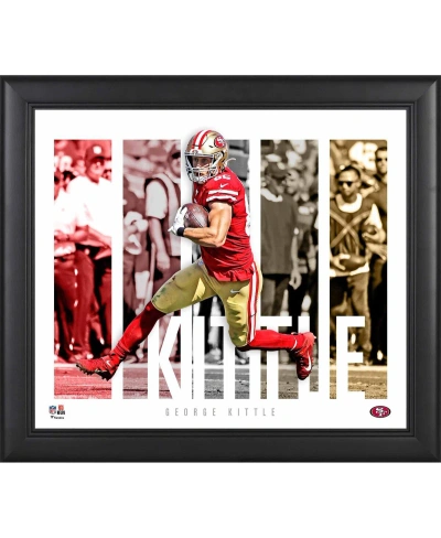Fanatics Authentic George Kittle San Francisco 49ers Framed 15" X 17" Player Panel Collage In Multi