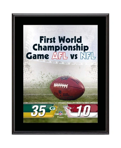 Fanatics Authentic Green Bay Packers Vs. Kansas City Chiefs Super Bowl I 10.5" X 13" Sublimated Plaque In Multi