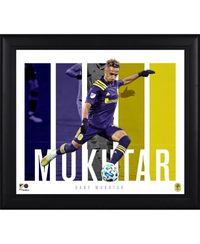 Fanatics Authentic Hany Mukhtar Nashville Sc Framed 15" X 17" Player Panel Collage In Multi