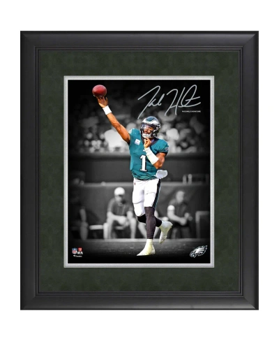 Fanatics Authentic Jalen Hurts Philadelphia Eagles Facsimile Signature Framed 11" X 14" Spotlight Photograph In Multi