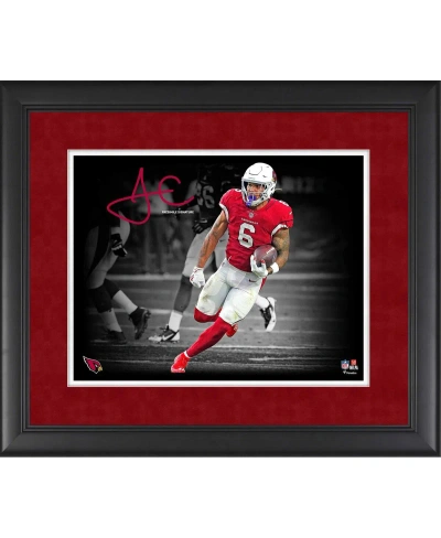 Fanatics Authentic James Conner Arizona Cardinals Facsimile Signature Framed 11" X 14" Spotlight Photograph In Multi