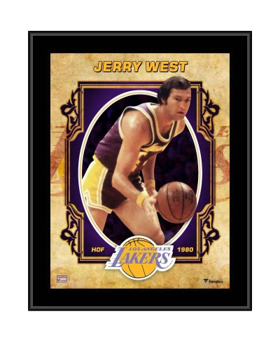 Fanatics Authentic Jerry West Los Angeles Lakers 10.5'' X 13'' Sublimated Hardwood Classics Player Plaque In Multi
