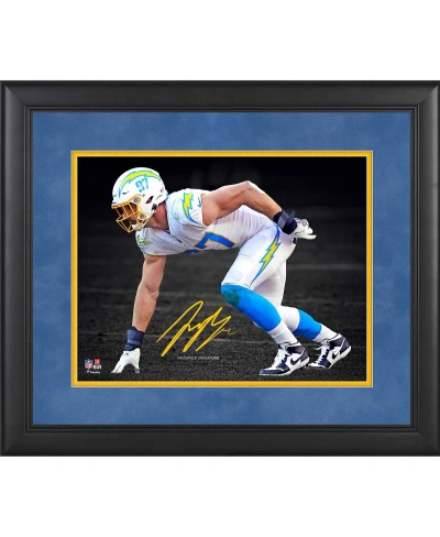 Fanatics Authentic Joey Bosa Los Angeles Chargers Framed 11" X 14" Spotlight Photograph In Multi