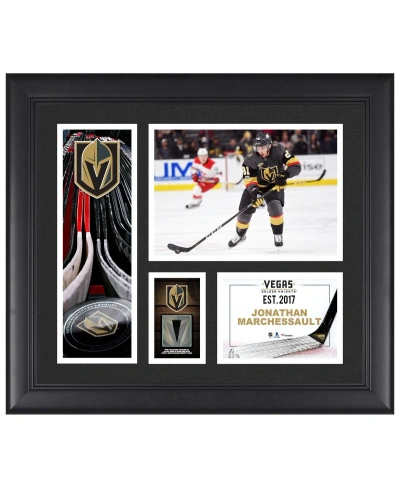 Fanatics Authentic Jonathan Marchessault Vegas Golden Knights Framed 15" X 17" Player Collage With A Piece Of Game-used In Multi