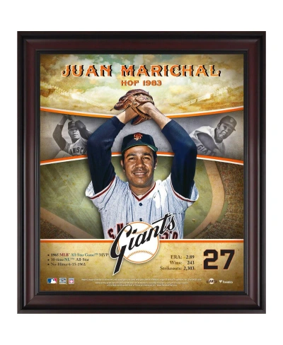 Fanatics Authentic Juan Marichal San Francisco Giants Framed 15" X 17" Hall Of Fame Career Profile In Multi
