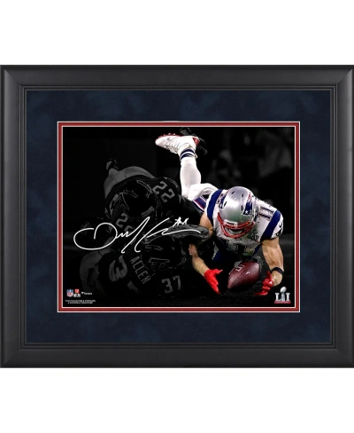 Fanatics Authentic Julian Edelman New England Patriots Framed 11" X 14" Super Bowl Li Champions Spotlight Photograph In Multi