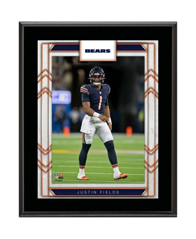 Fanatics Authentic Justin Fields Chicago Bears 10.5" X 13" Sublimated Player Plaque In Multi