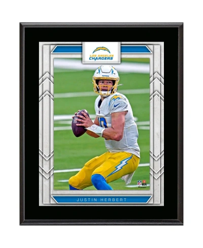 Fanatics Authentic Justin Herbert Los Angeles Chargers 10.5" X 13" Player Sublimated Plaque In Multi