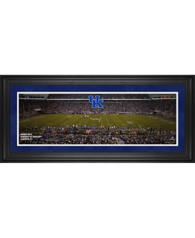 Fanatics Authentic Kentucky Wildcats Framed 10" X 30" Kroger Filed Panoramic Photograph In Multi
