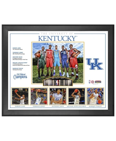 Fanatics Authentic Kentucky Wildcats Framed 18" X 22" Big 5 2012 Nba Draft Class Collage In Multi