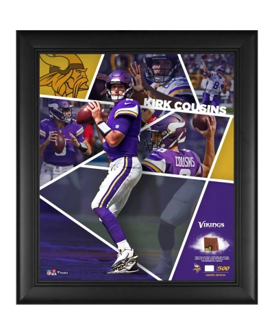 Fanatics Authentic Kirk Cousins Minnesota Vikings Framed 15" X 17" Impact Player Collage With A Piece Of Game-used Foot In Multi