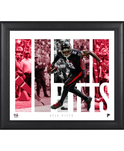 Fanatics Authentic Kyle Pitts Atlanta Falcons Framed 15" X 17" Player Panel Collage In Multi
