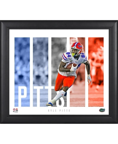 Fanatics Authentic Kyle Pitts Florida Gators Framed 15" X 17" Player Panel Collage In Multi