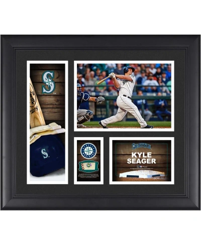 Fanatics Authentic Kyle Seager Seattle Mariners Framed 15" X 17" Player Collage With A Piece Of Game-used Ball In Multi