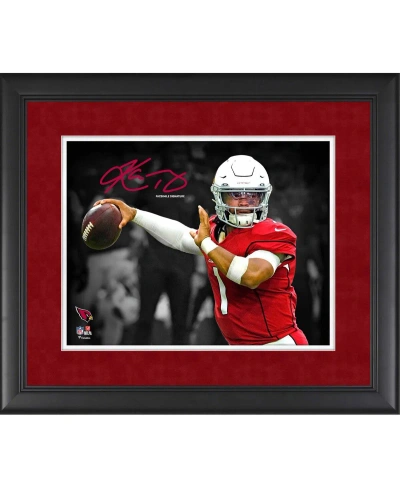 Fanatics Authentic Kyler Murray Arizona Cardinals Facsimile Signature Framed 11" X 14" Spotlight Photograph In Multi