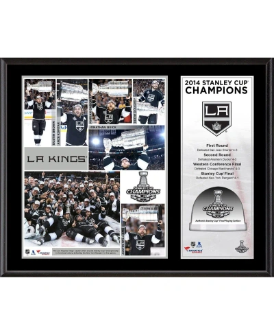 Fanatics Authentic Los Angeles Kings 2014 Stanley Cup Champions 12'' X 15'' Sublimated Plaque With Game-used Ice-limite In Multi