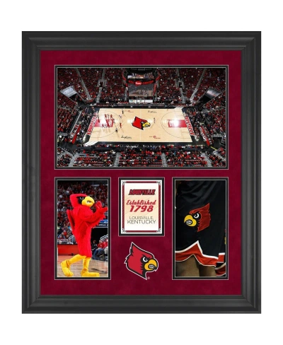 Fanatics Authentic Louisville Cardinals Kfc Yum! Center Framed 20" X 24" 3-opening Collage In Multi