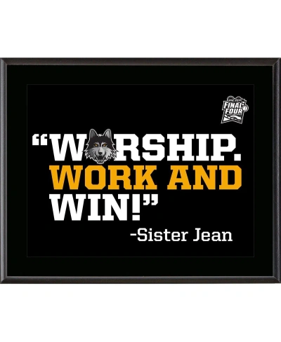 Fanatics Authentic Loyola Chicago Ramblers 2018 Ncaa Men's Basketball Tournament Final Four Bound Sister Jean Worship. In Multi