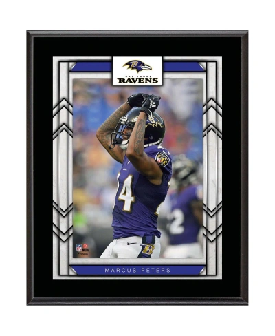 Fanatics Authentic Marcus Peters Baltimore Ravens 10.5" X 13" Sublimated Player Plaque In Multi