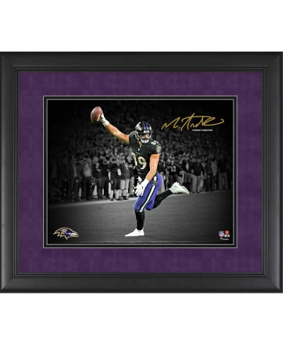 Fanatics Authentic Mark Andrews Baltimore Ravens Facsimile Signature Framed 11" X 14" Spotlight Photograph In Multi
