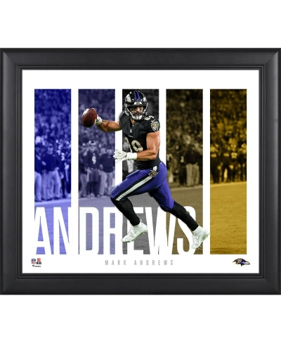 Fanatics Authentic Mark Andrews Baltimore Ravens Framed 15" X 17" Player Panel Collage In Multi