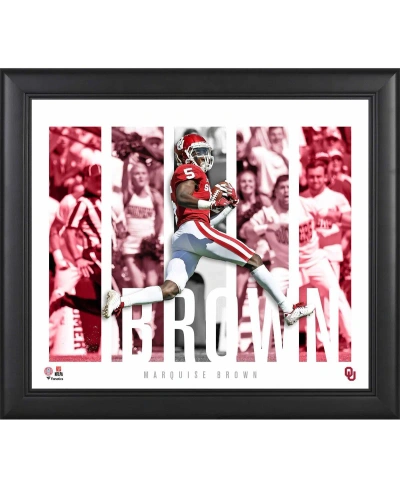 Fanatics Authentic Marquise Brown Oklahoma Sooners Framed 15" X 17" Player Panel Collage In Multi