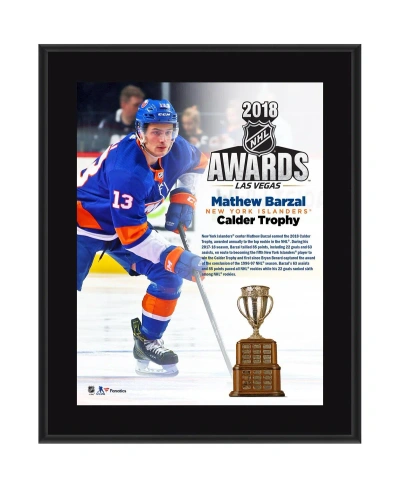 Fanatics Authentic Mathew Barzal New York Islanders 10.5" X 13" 2018 Nhl Calder Trophy Winner Sublimated Plaque In Multi