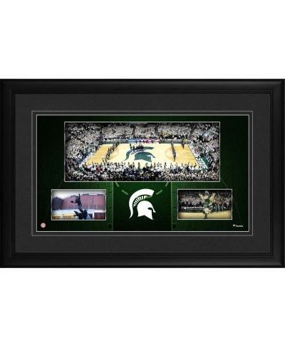 Fanatics Authentic Michigan State Spartans Framed 10'' X 18'' Breslin Student Events Center Panoramic Collage In Multi