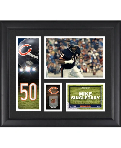Fanatics Authentic Mike Singletary Chicago Bears Framed 15" X 17" Player Collage With A Piece Of Game-used Football In Multi