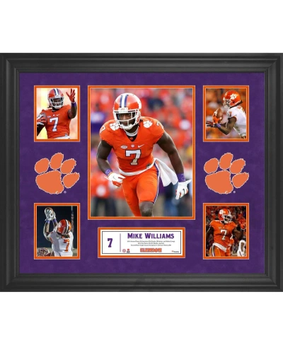 Fanatics Authentic Mike Williams Clemson Tigers Framed 23" X 27" 5-photo Collage In Multi