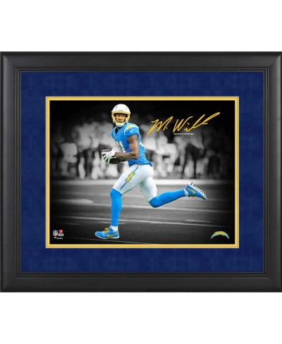 Fanatics Authentic Mike Williams Los Angeles Chargers Facsimile Signature Framed 11" X 14" Spotlight Photograph In Multi