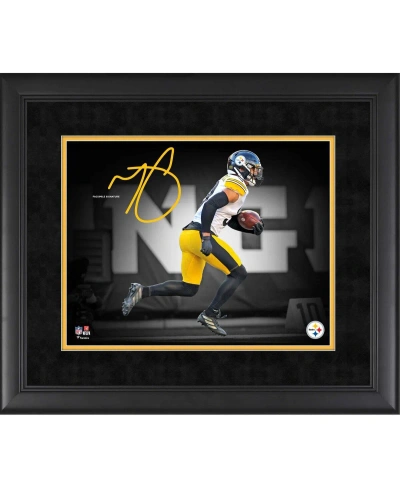 Fanatics Authentic Minkah Fitzpatrick Pittsburgh Steelers Facsimile Signature Framed 11" X 14" Spotlight Photograph In Multi