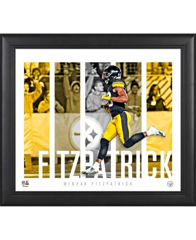 Fanatics Authentic Minkah Fitzpatrick Pittsburgh Steelers Framed 15" X 17" Player Panel Collage In Multi