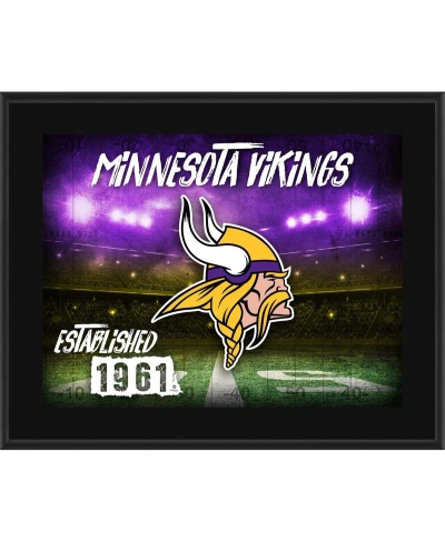 Fanatics Authentic Minnesota Vikings 10.5" X 13" Sublimated Horizontal Team Logo Plaque In Multi