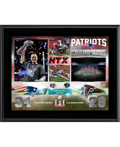 Fanatics Authentic New England Patriots 10.5" X 13" Super Bowl Li Champions Sublimated Plaque In Multi