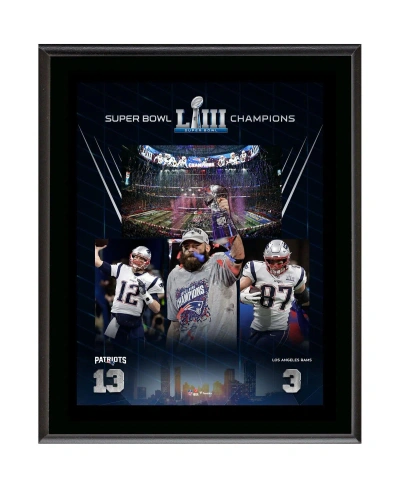 Fanatics Authentic New England Patriots 10.5" X 13" Super Bowl Liii Champions Sublimated Plaque In Multi